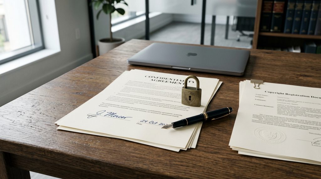 Ghostwriting services ensuring confidentiality and full copyright ownership
