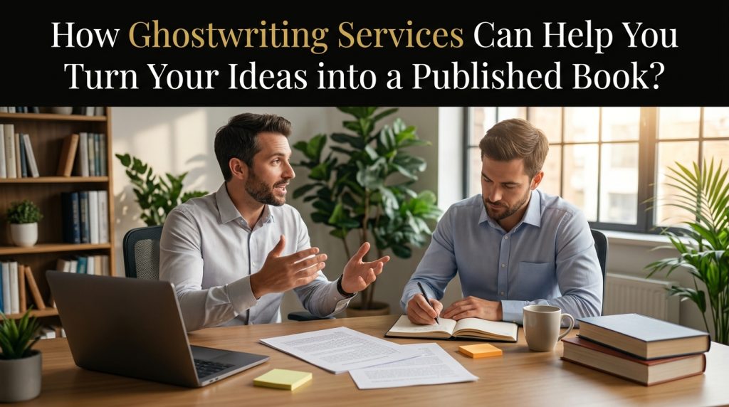 Ghostwriting services helping authors turn their ideas into published books